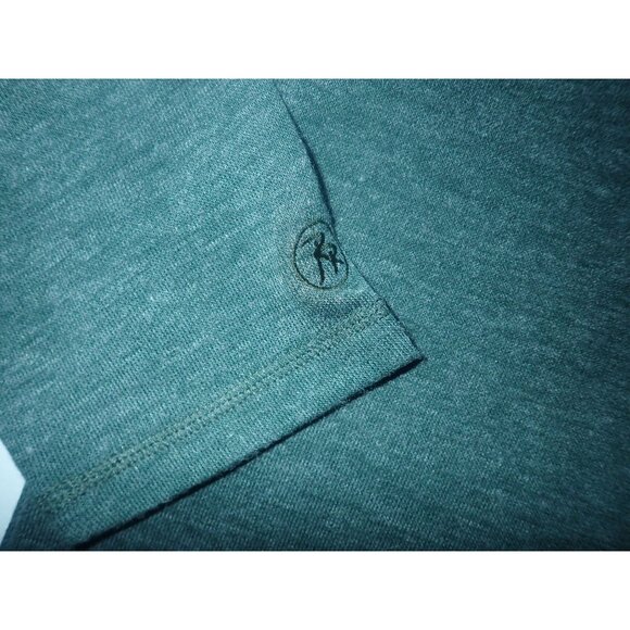 Rail Riders Mock Neck Sweater‎ Shirt Mens L Green Knit casual Gorpcore - Picture 5 of 5